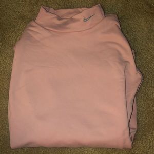 Nike pink turtle neck